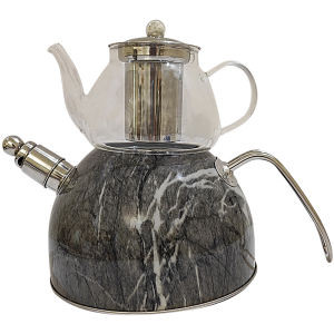 ست کتری و قوری طرح سنگ