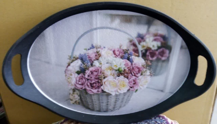 سینی بیضی پلاستیکی