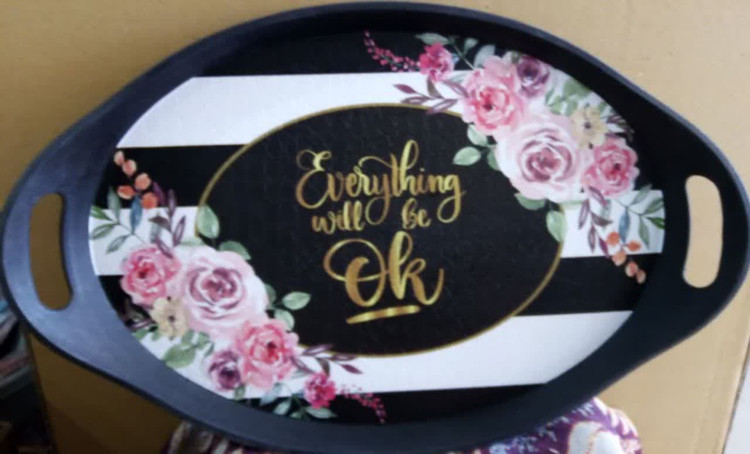 سینی بیضی پلاستیکی