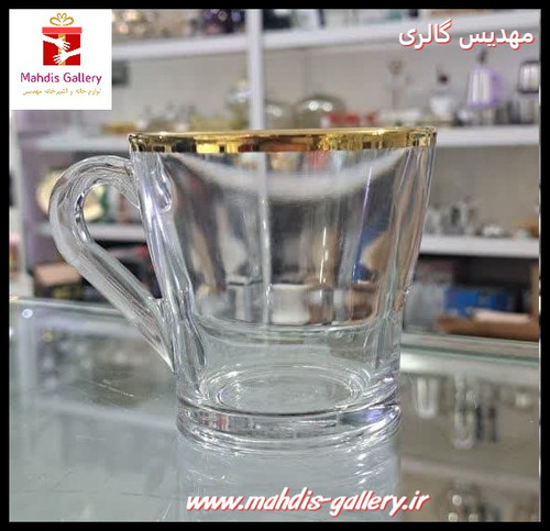 فنجان لب طلا نشکن مهدیس گالری