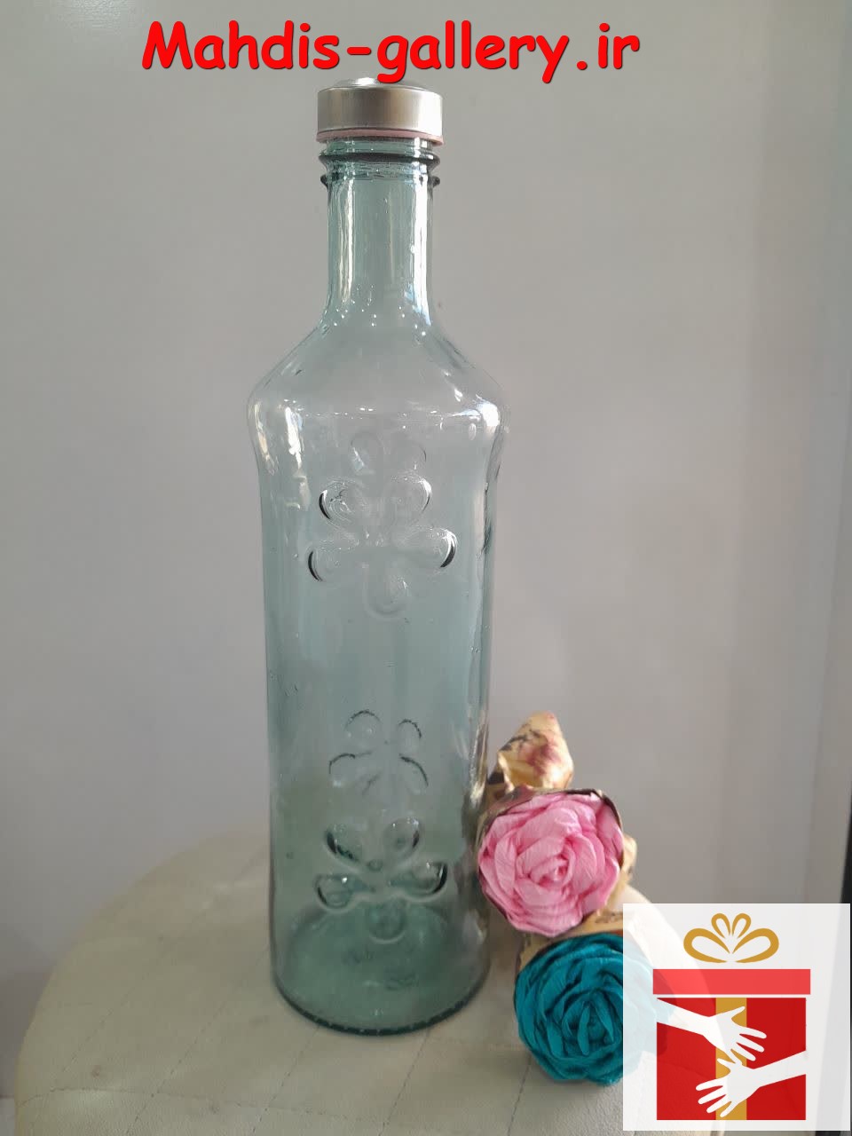 بطری آب شیشه ای سایز بزرگ