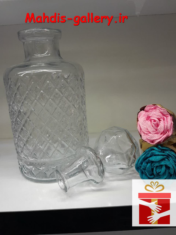 بطری بلوری زیبا