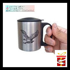 لیوان عقاب استیل درب دار