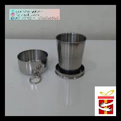 لیوان استیل تاشو متوسط