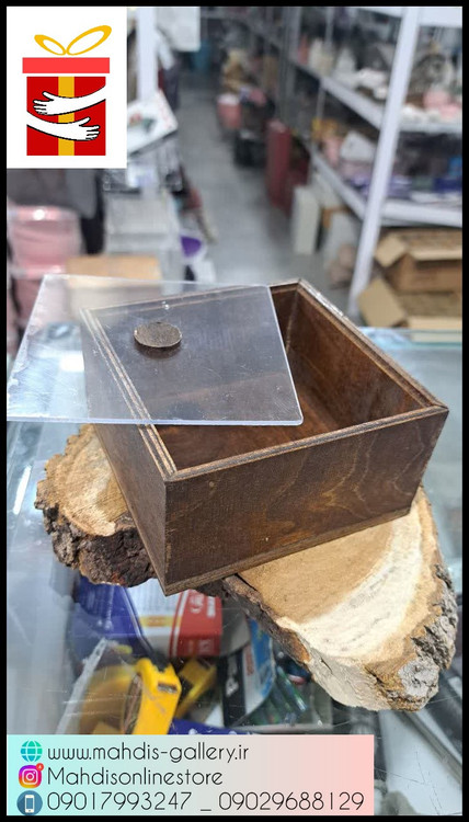 قندان چوبی مربع چوب روس مهدیس گالری1