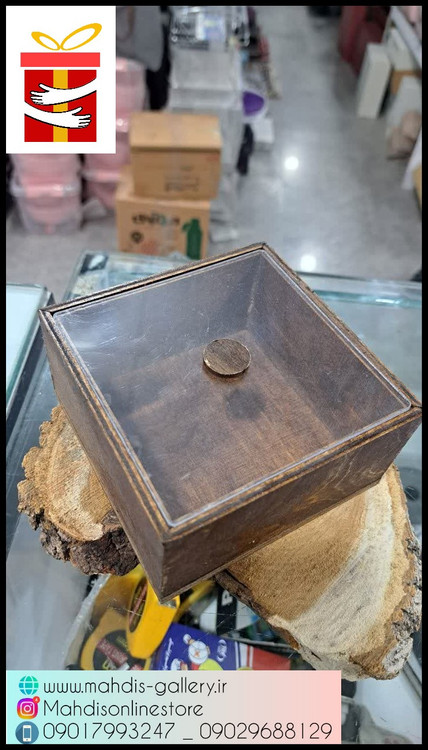 قندان چوبی مربع چوب روس مهدیس گالری2