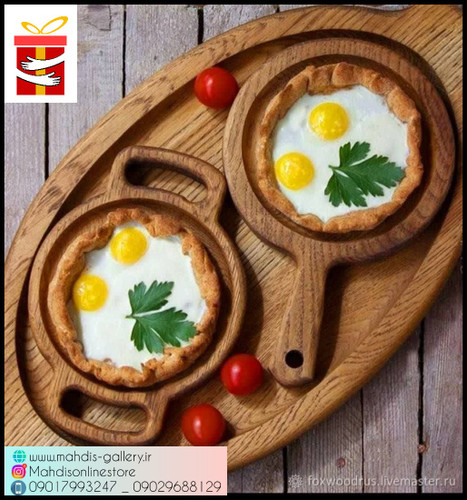 ست صبحانه سه تیکه چوبی 2