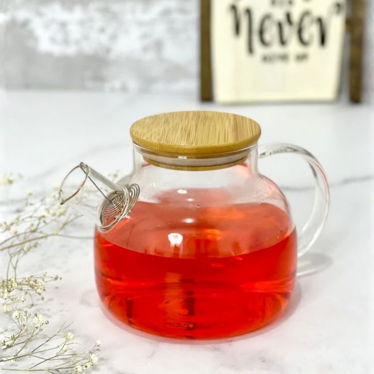 قوری درب بامبو شعله مستقیم خارجی